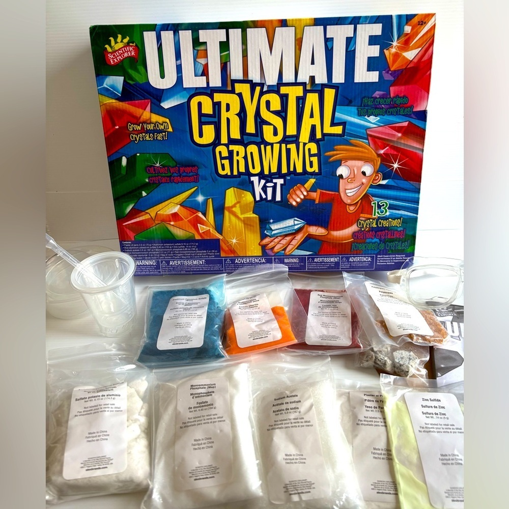 Ultimate Crystal Growing Kit 2008 Complete Set